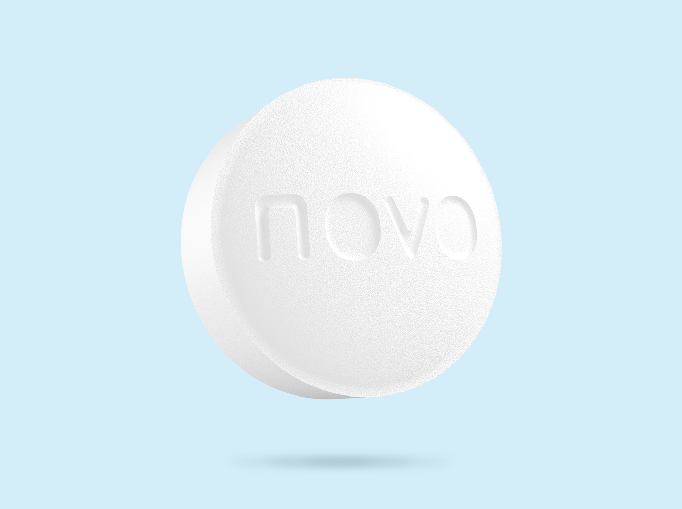 The real Wegovy&reg; pill (oral semaglutide). Image: Novo Nordisk.