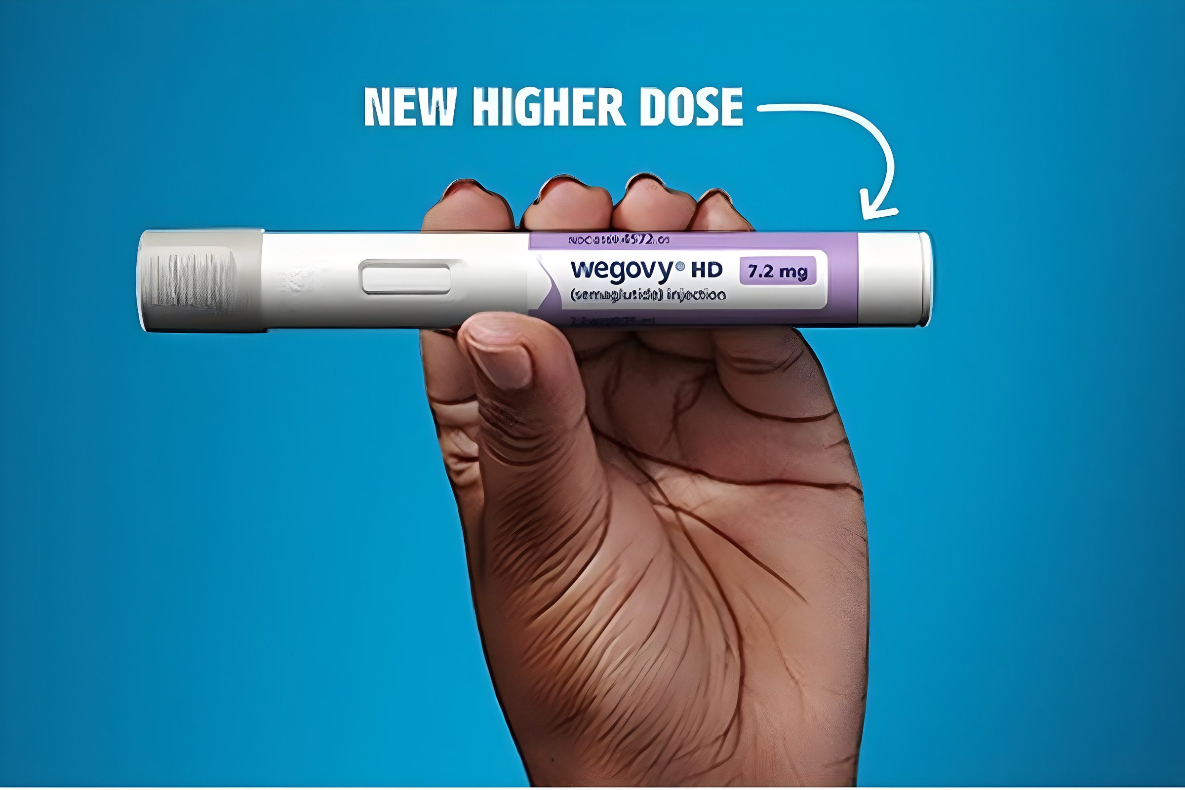 The real Wegovy® pen. Image: Novo Nordisk.