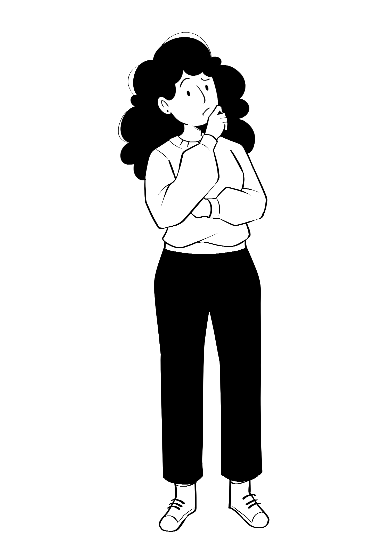 Betty thinking