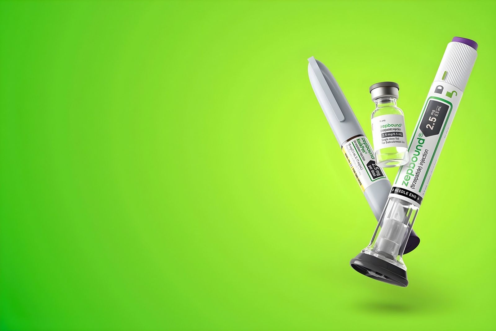 The real Zepbound&reg; pen and single-dose vial. Image: Eli Lilly.